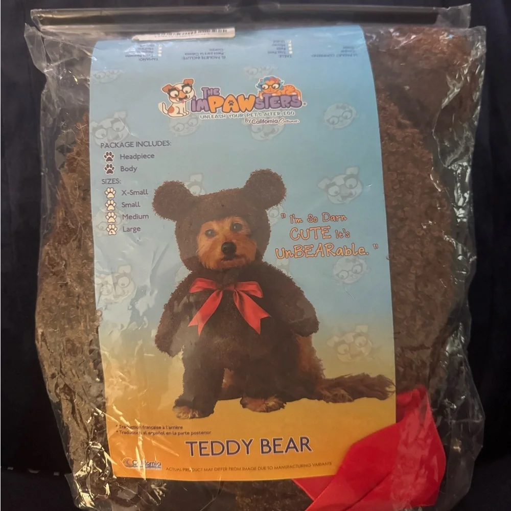 California Costumes Teddy Bear Pet Costume Large